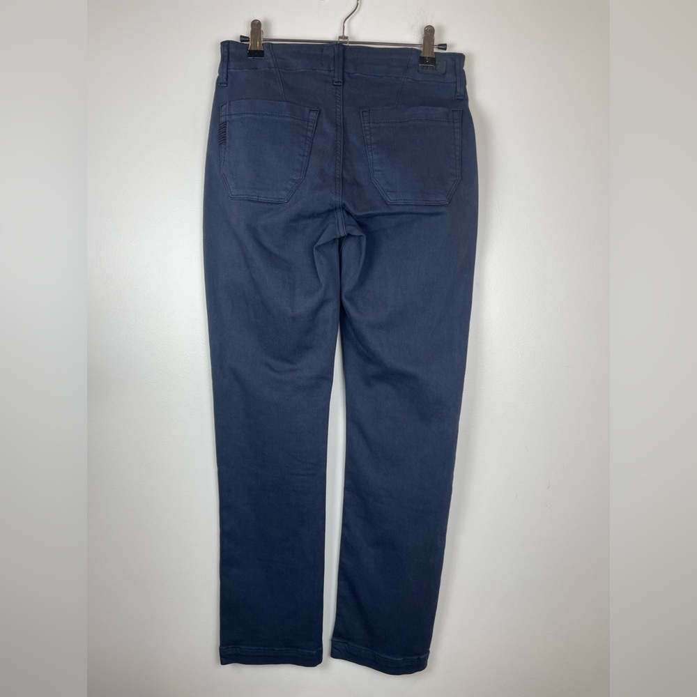 NWT PAIGE Mayslie Pants 24 Vintage Navy Haze Utility Trouser Straight Leg Jeans - Picture 4 of 11